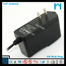 Convertidor 12v1a ac / dc con conector de 5,5 * 2,1 * 10mm dc